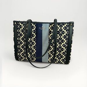 Kate Spade medium flower jacquard tote